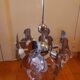 Lustre vintage 70, Oscar Torlasco , 9 feux