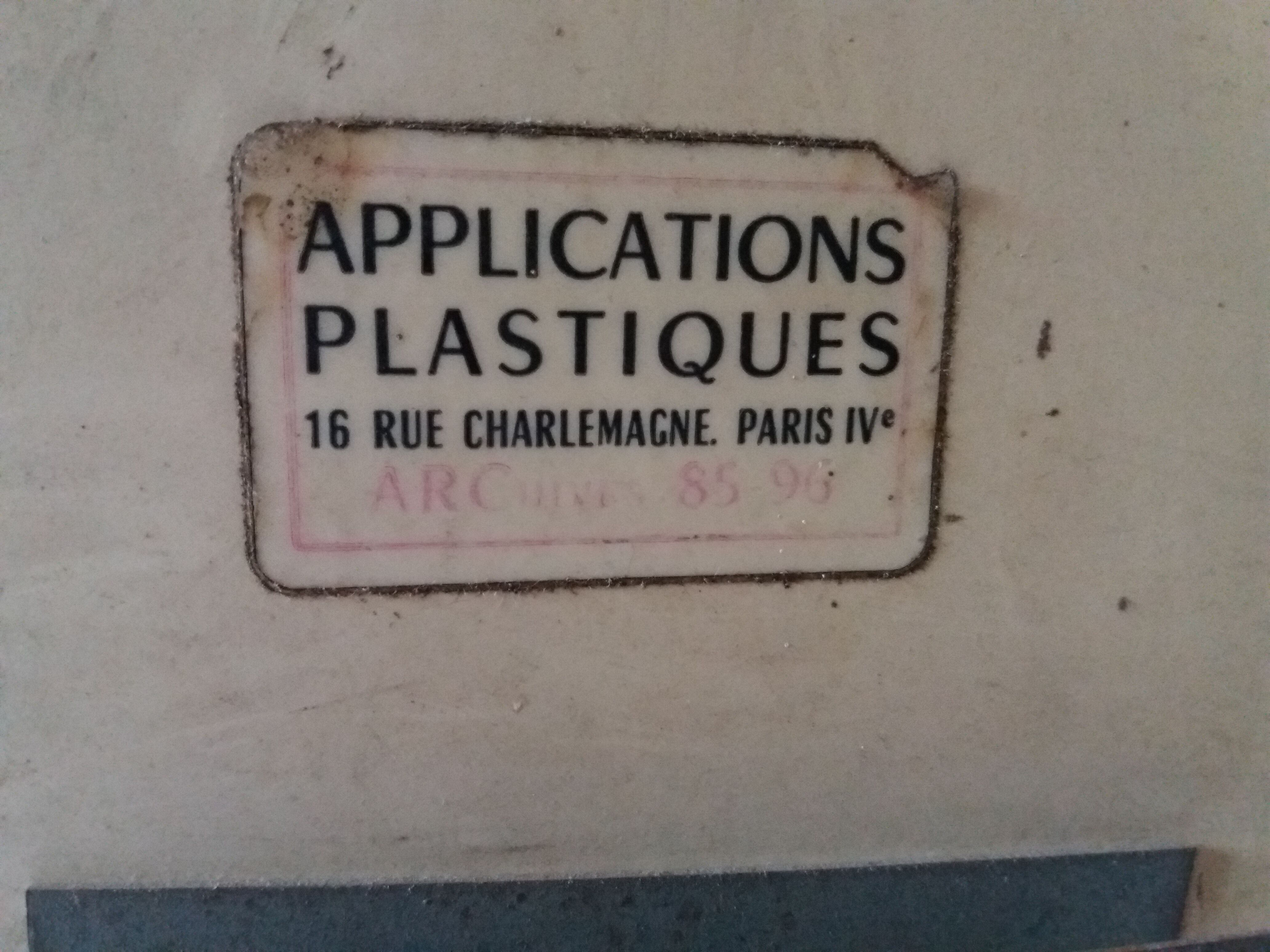 Sign light d a former haberdashery