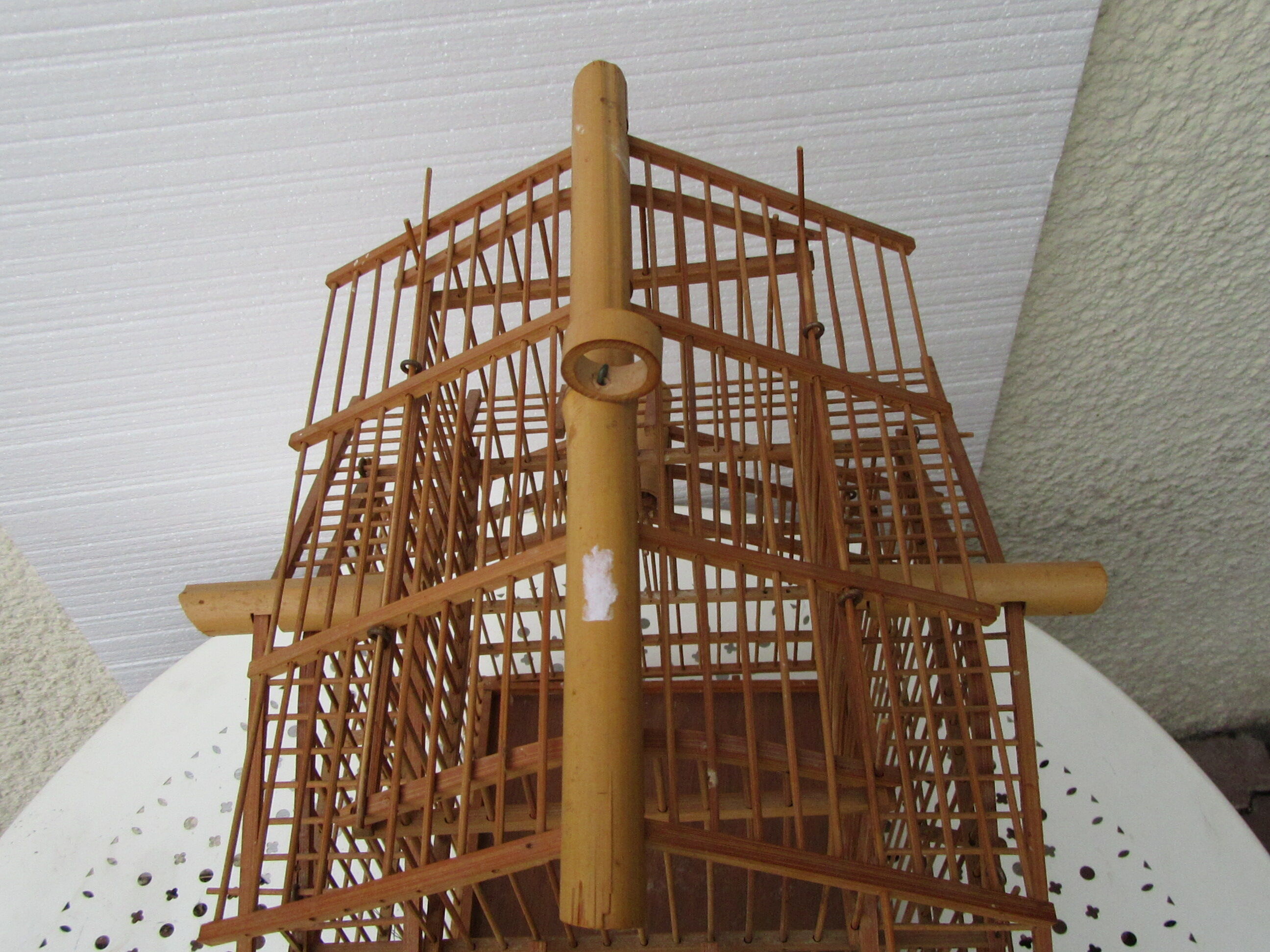 Cage bird bamboo