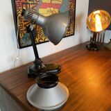 Sollux metal and Bakelite lamp. Industrial