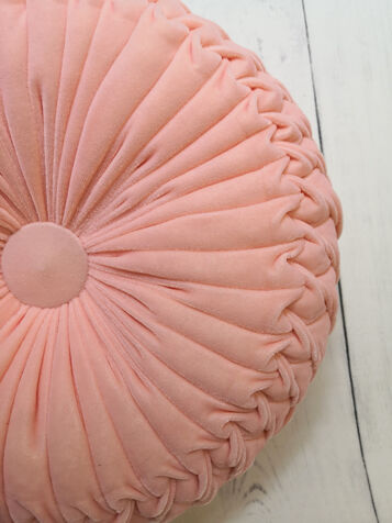 Pink ornate cushion