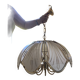 Suspension vintage marguerite