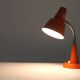 Gemi Model 600/5 Table or Desk Lamp – Swedish Modernism in Burnt Orange