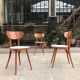 Suite de 6 chaises Baumann modèle 731 G1S, 1960