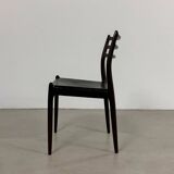 10x Chaises en palissandre modèle 78 par Niels Otto Møller