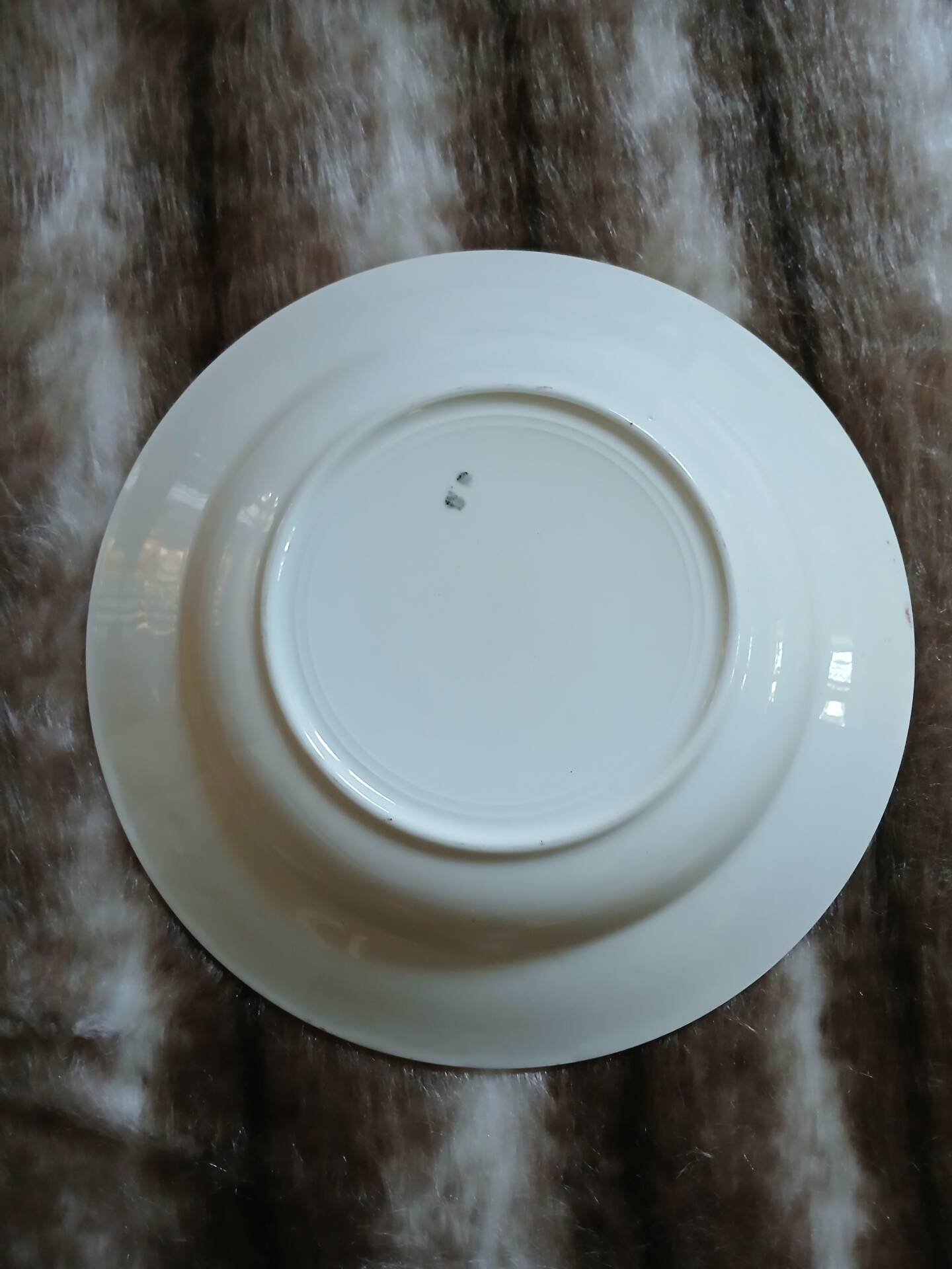 8 antique deep plates in ironstone