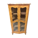 Louis XV style marquetry display case