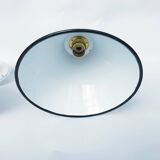 Antique enamelled sheet metal wall lights