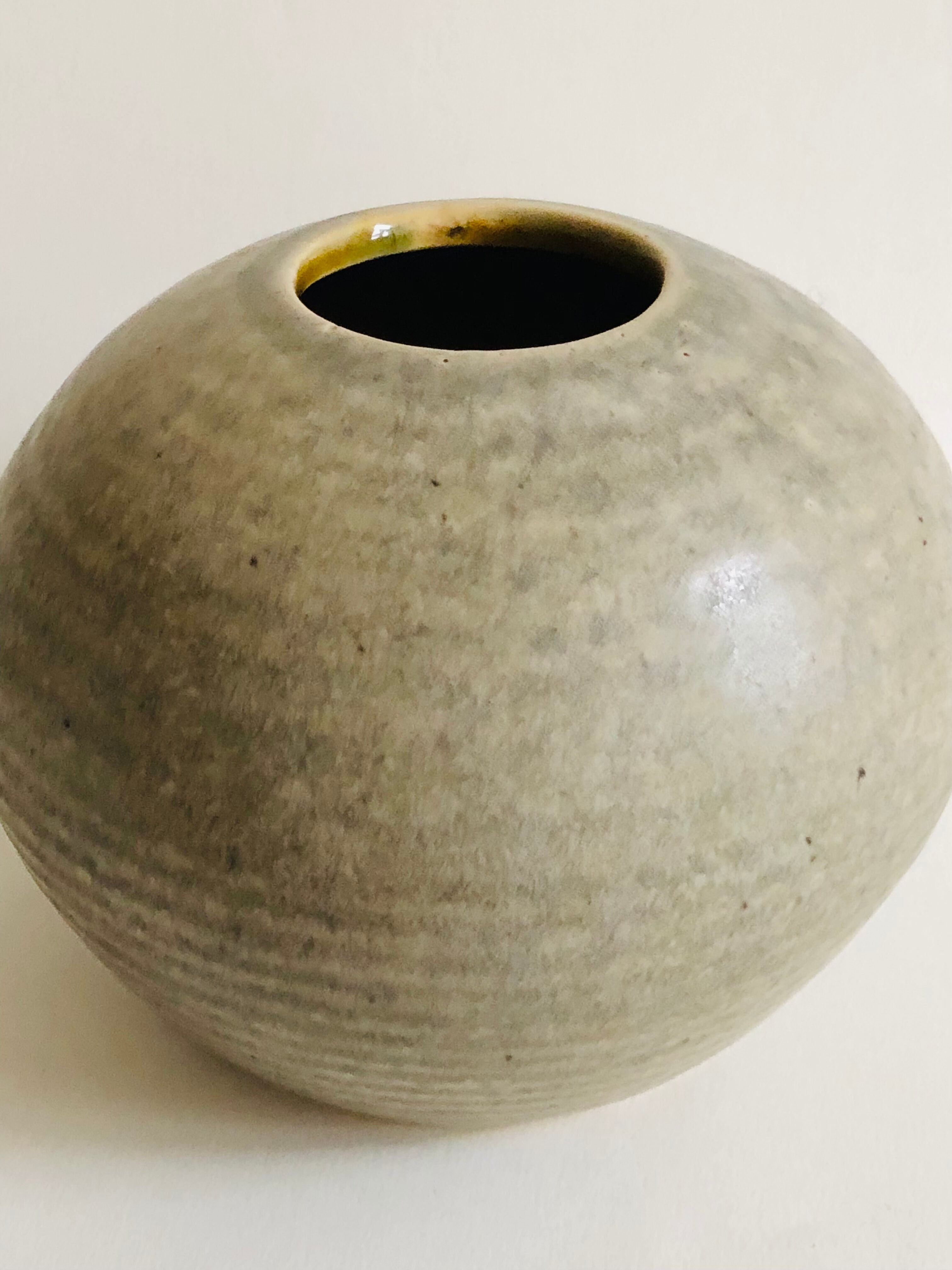Vintage Ball Vase in Dutch Ceramic