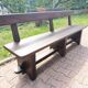 Massive brutalist bench
