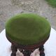 Piano chène and velvet tabouret
