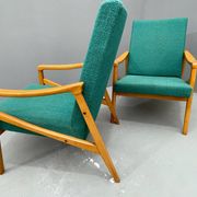 Pair of vintage armchairs by Jiří Jiroutek for Interiér Praha, 1960