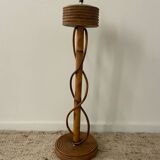 Cendrier en rotin vintage