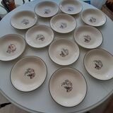 Set of 12 caps Salins
