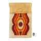 Tapis orange 'Waves' Space Age