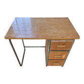 Child's desk with chair in its original condition.
