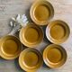 6 flat plates gien france vintage