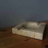 Marble or alabaster ashtray