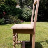Chaise en chêne pièce unique