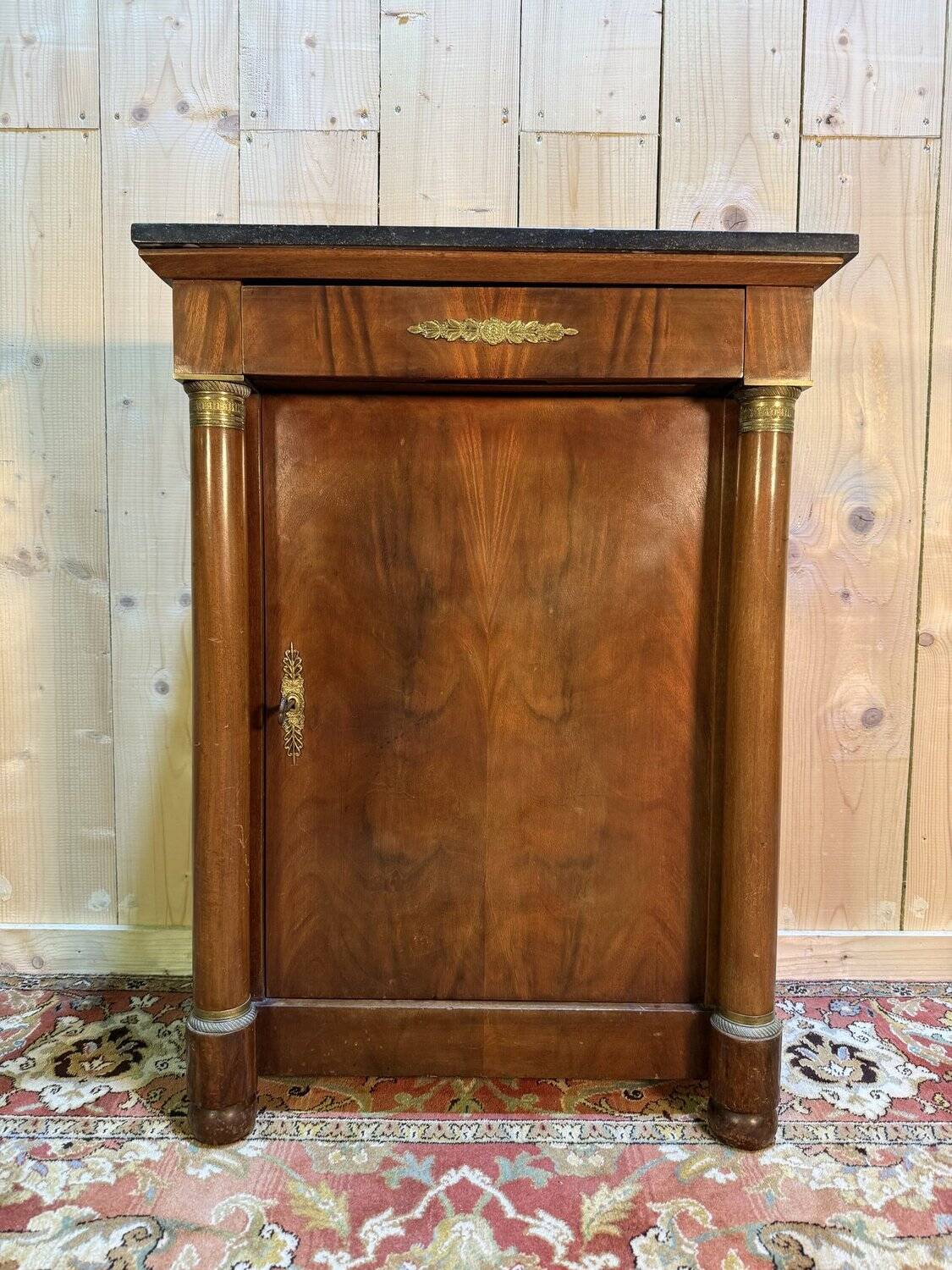 Confiturier - Empire-style one-door sideboard