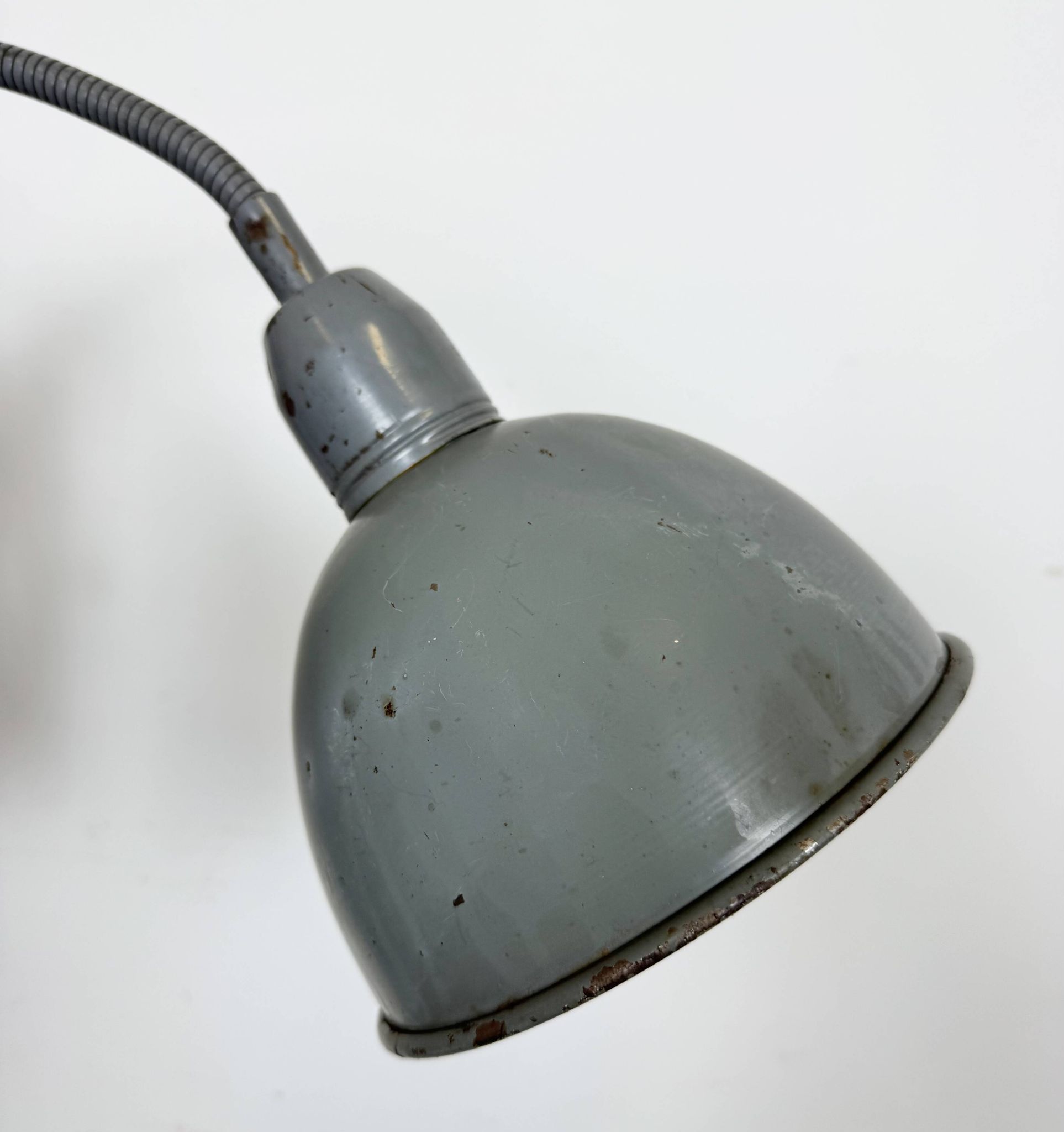 Grey Industrial Scissor Wall Lamp from Elektroinstala, 1960s