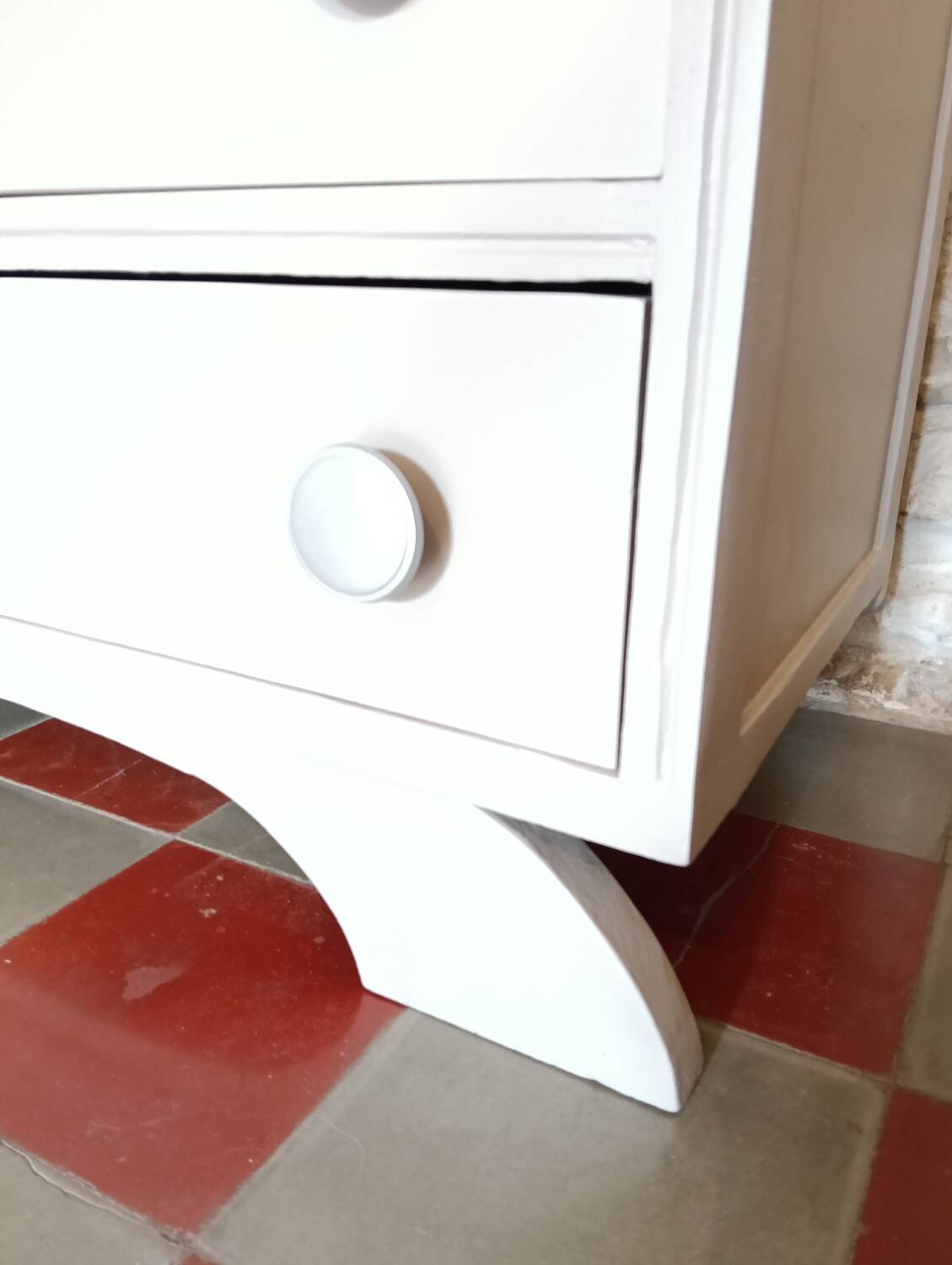 Vintage asymmetrical wardrobe