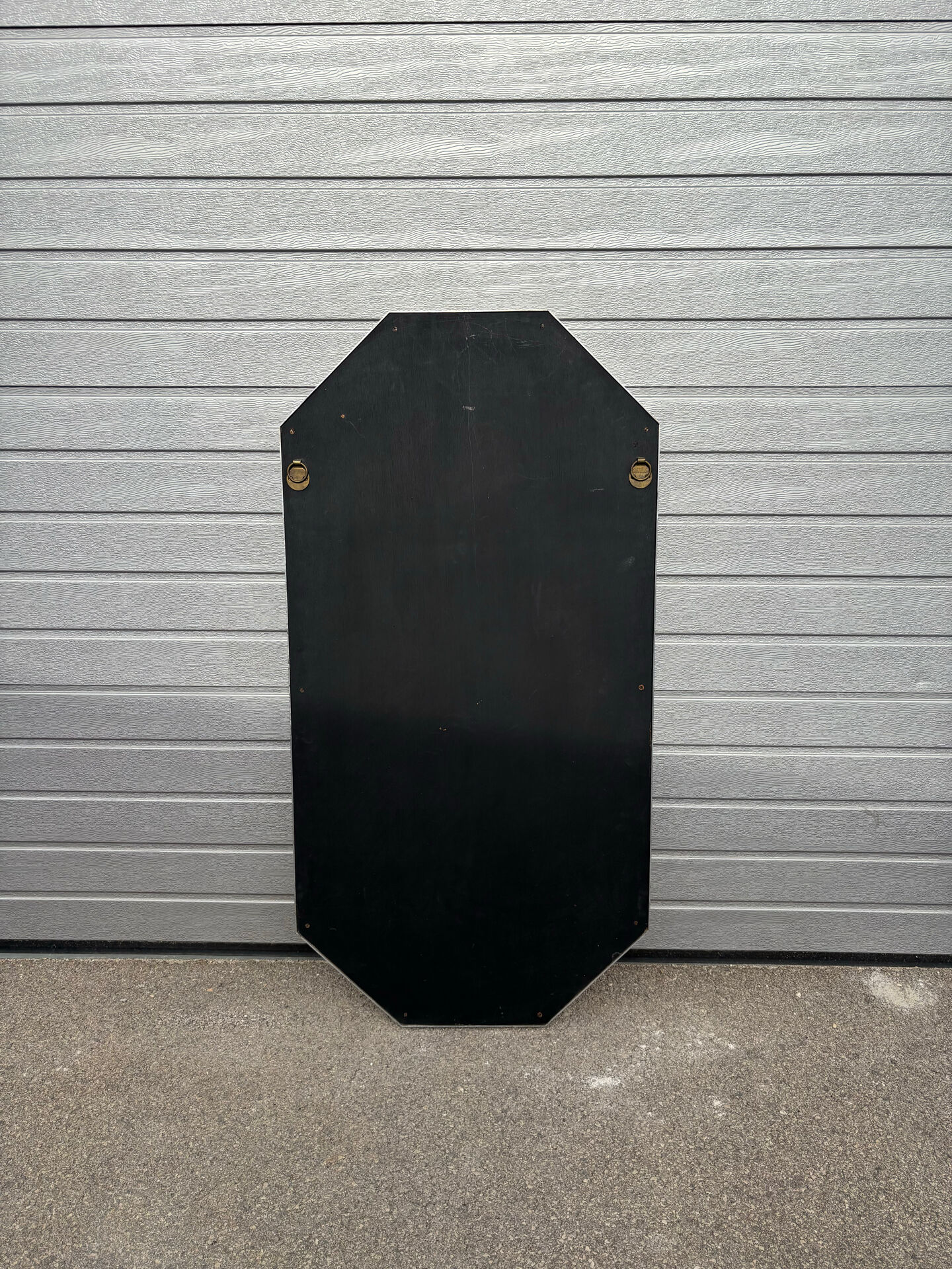 Blackened wood, metal and bone mirror by Anthony Redmile – London, 1970