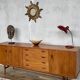 Teak sideboard 220 cm 3 doors 4 drawers 1960