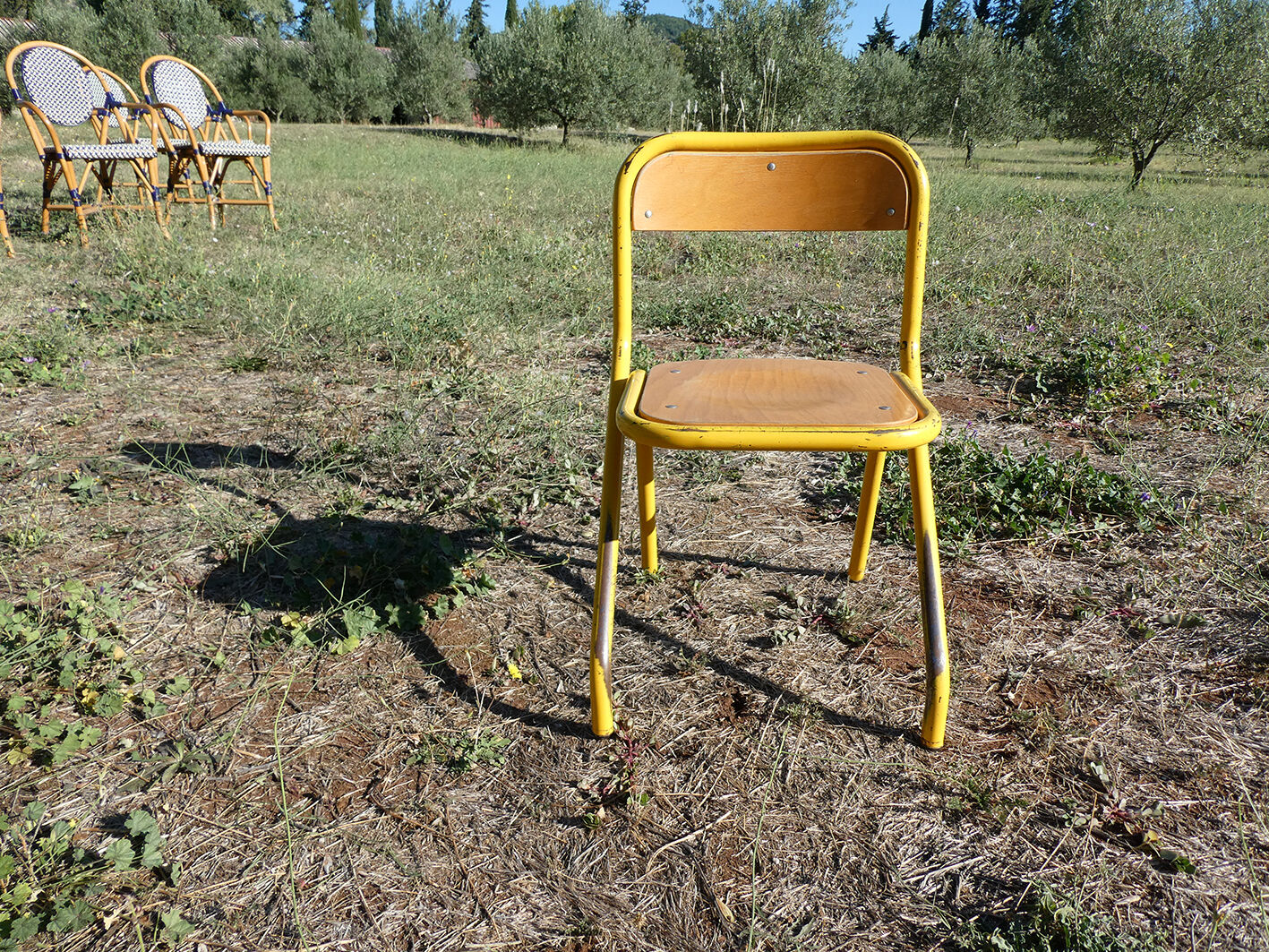 Wooden school chair 80