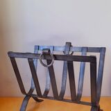 Brutalist magazine rack, 1950.