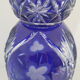 Vase bleu cristallery of lorraine - large model