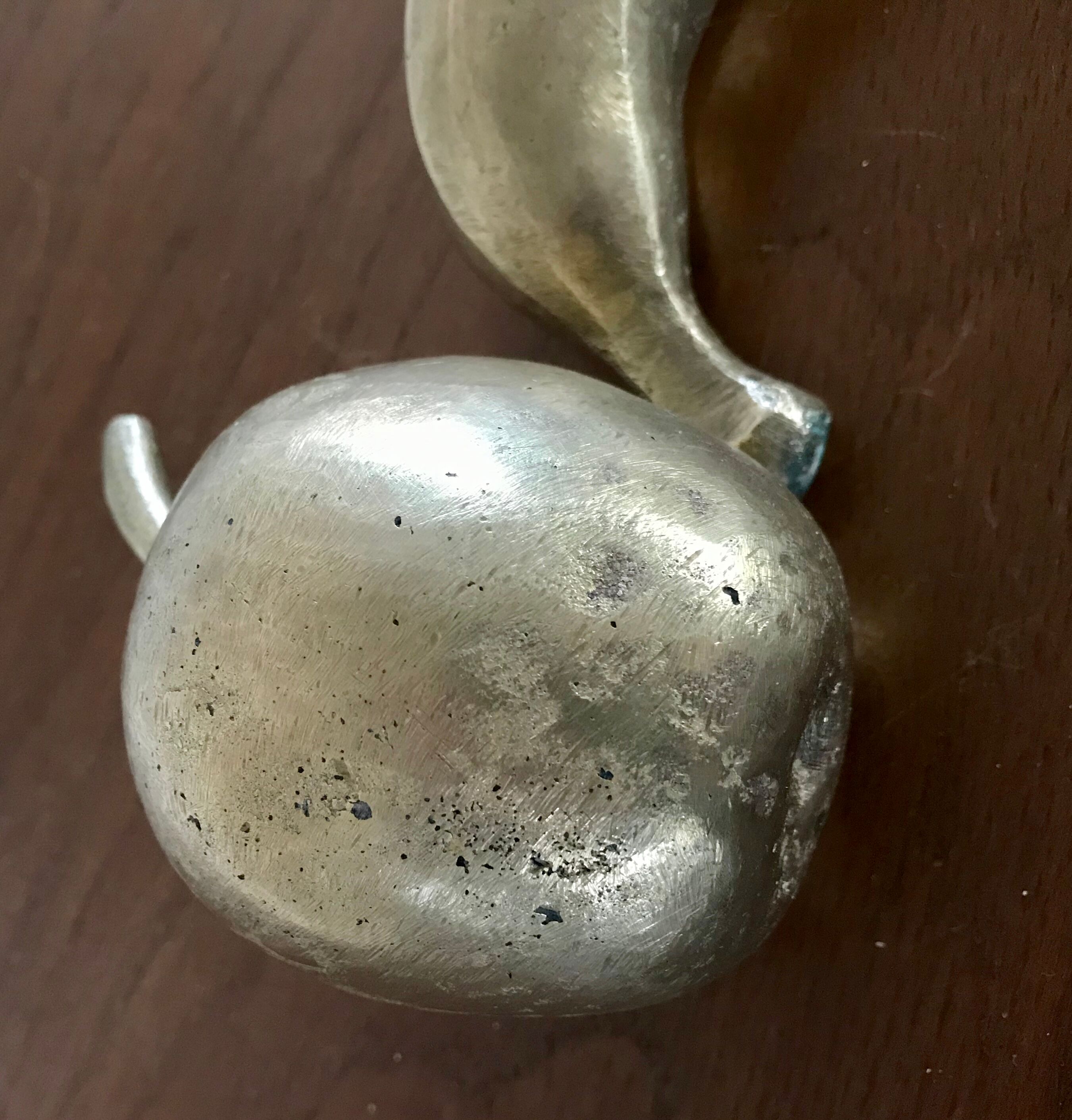 Gilded bronze paperweight