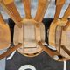 12 chaises bistrot en bois, 1970