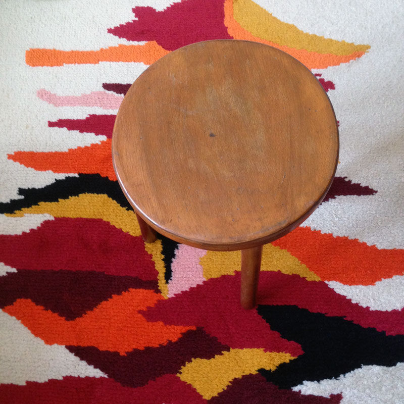 Wooden stool