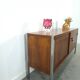 Enfilade en palissandre plus fin avec chromen poten, vintage kast