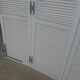 Lot de 3 volets persiennes en bois
