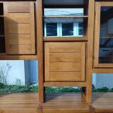 buffet living dresser 70s elm deco chalet Maison Regain