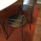 Fermob collection Silver Moon armchairs by Pascal Mourgue
