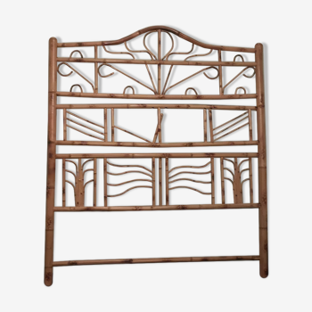 Rattan bamboo headboard