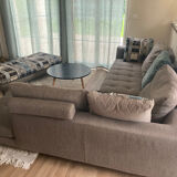 Corner sofa and pouf Roche Bobois edition Jean Paul Gaultier