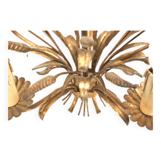 Lampe suspendue Hollywood Regency de Hans Kögl réalisée dans les années 1960
