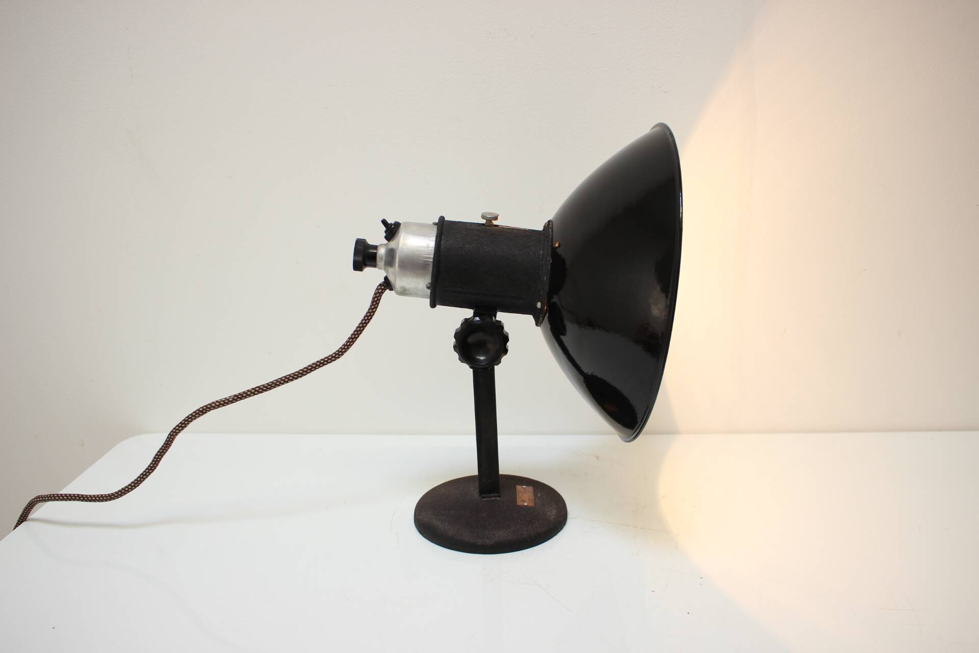 Vintage Adjustable Italian Table Lamp, 1950s, Czechoslovakia