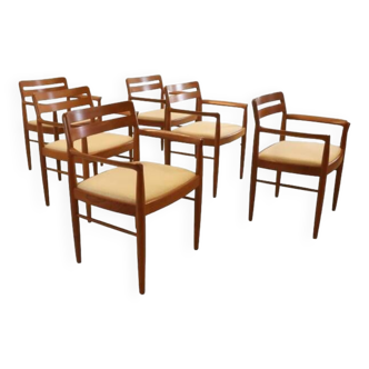 Lot de 6 chaises de salle à manger HW Klein pour Bramin