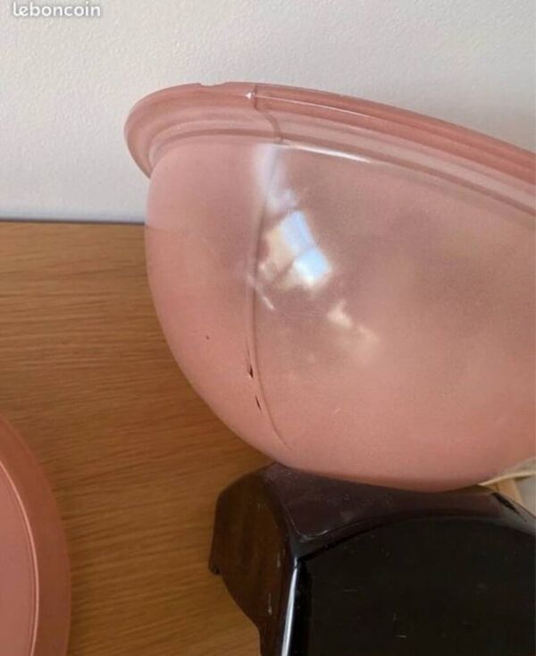 Lampe Davidsons saturne vintage 1950 luminaire design ancien