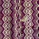 Vintage Romanian carpet brown design on yellow background 217x146cm