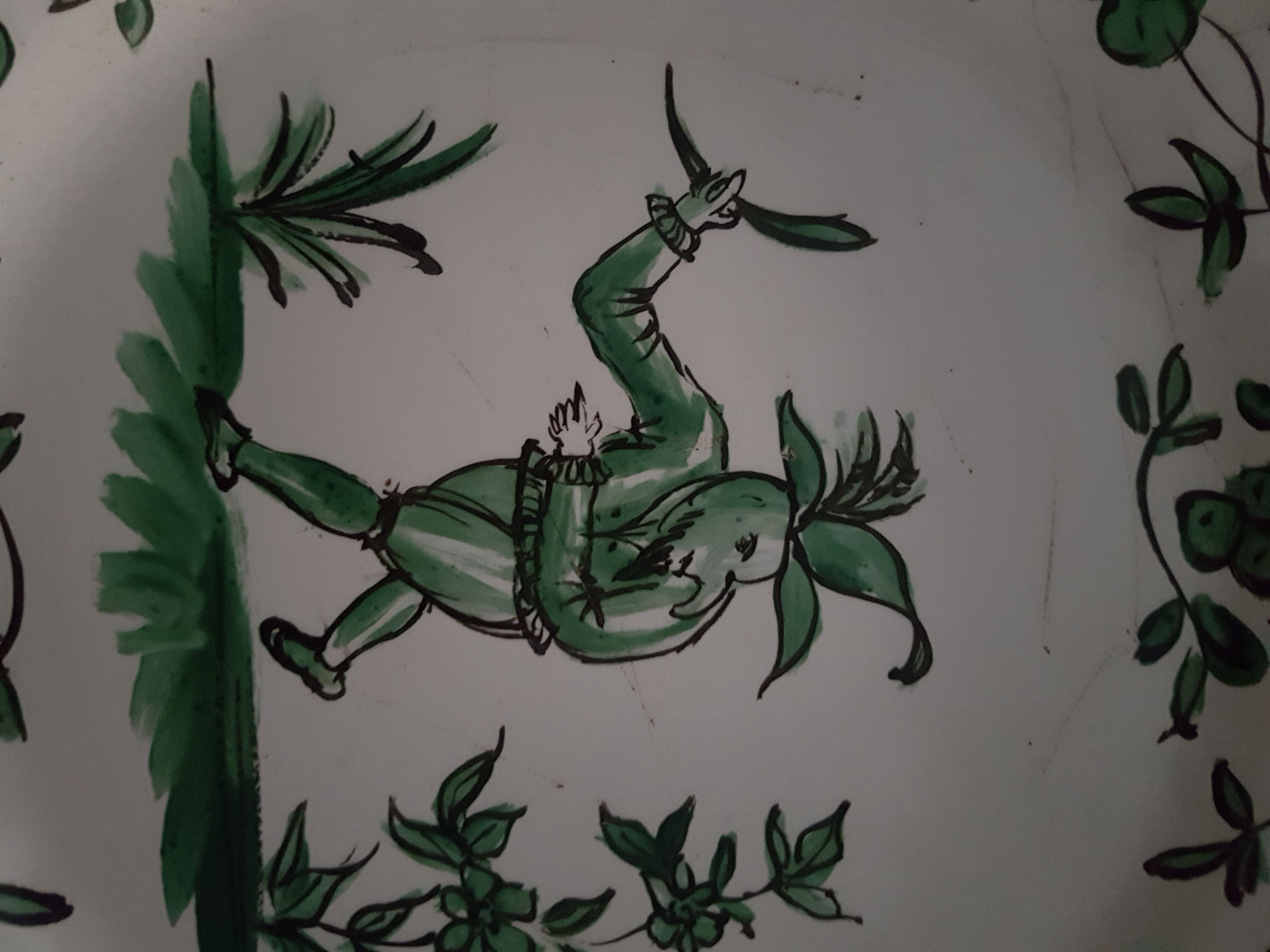 18th century Moustiers Plate