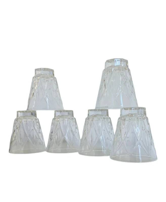 Set of 6 small vintage glasses