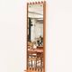 Miroir en pin de Fröseke AB Nybrofabriken, Suède, années 1960