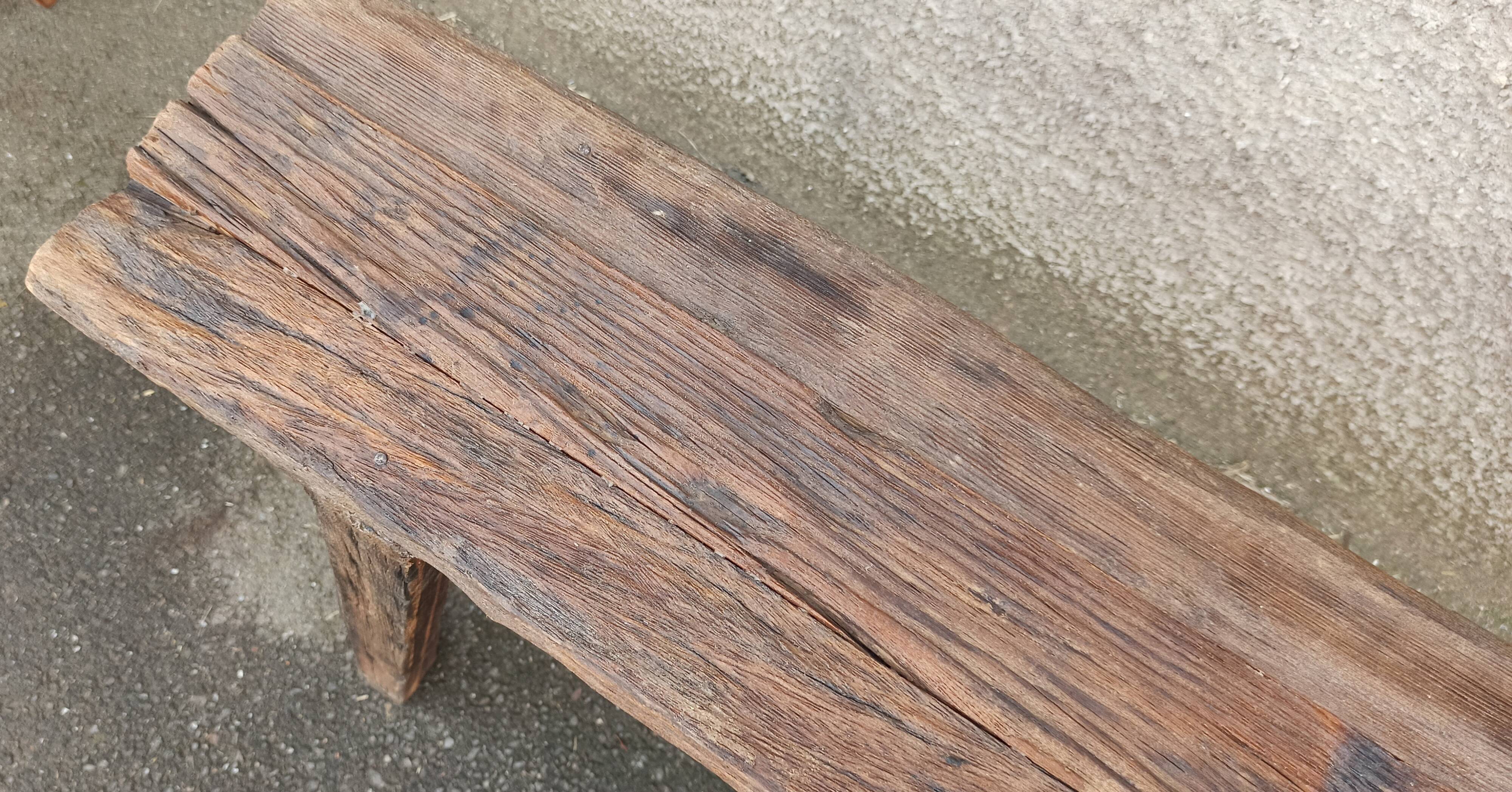 Old wooden bench