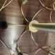 Brass and glass chandelier by Gaetano Sciolari